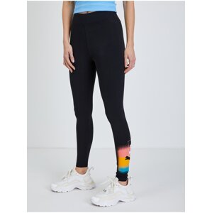 Black Womens Sport Leggings Puma Brand Love - Women