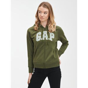 Zippered sweatshirt with GAP logo - Women