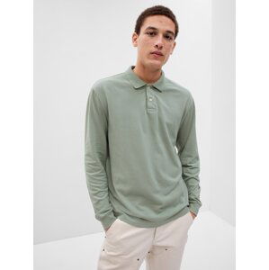 GAP Polo T-Shirt Pique Long Sleeve - Men