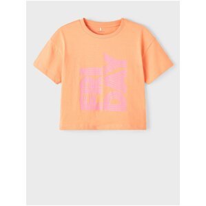 Orange Girls' T-shirt name it Balone - Girls