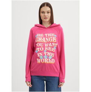 Dark pink Ladies Hoodie Noisy May Milly - Women