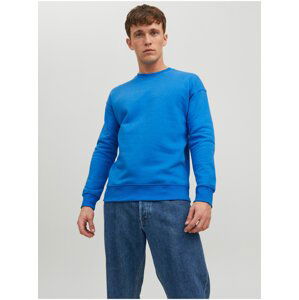 Blue Mens Basic Sweatshirt Jack & Jones Star - Men