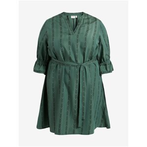 Dark green women patterned dress VILA Etna - Women