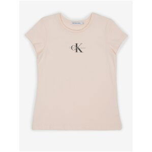 Light pink girly T-shirt Calvin Klein Jeans - Girls