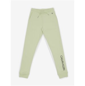 Light Green Girls' Sweatpants Calvin Klein Jeans - Girls