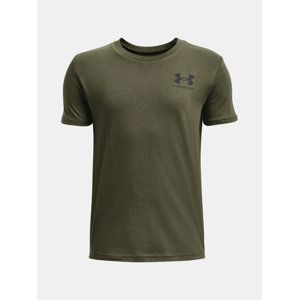 Under Armour T-Shirt UA SPORTSTYLE LEFT CHEST SS-GRN - Guys