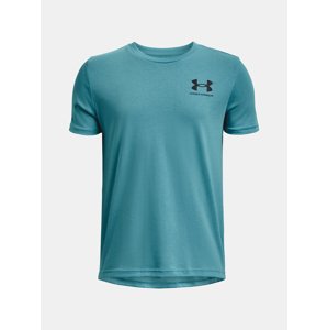 Under Armour T-Shirt UA SPORTSTYLE LEFT CHEST SS-BLU - Guys