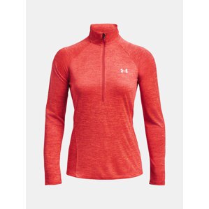 Under Armour T-Shirt Tech 1/2 Zipper - Twist-RED - Women