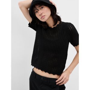 GAP Crochet Sweater Short Sleeve - Women