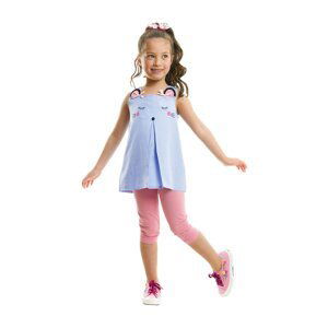 Denokids Blue Sleepy Girl Tunic Tights Set