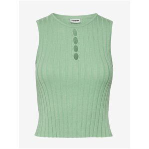 Light Green Crop Top Noisy May Frey - Women