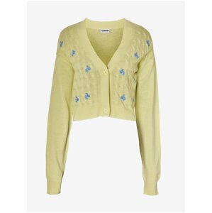 Light Green Ladies Cardigan Noisy May Lil - Ladies