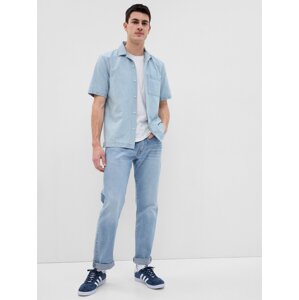 GAP Denim Short Sleeve Shirt - Men