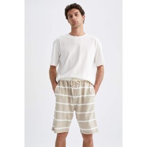 DEFACTO Comfort Fit Striped Shorts