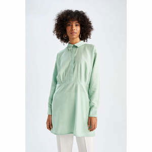 DEFACTO Relax Fit Long Sleeve Shirt Collar Long Sleeve Tunic