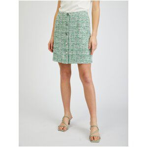 Orsay Green Ladies Tweed Skirt - Ladies