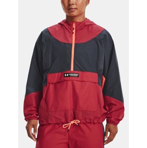 Under Armour Jacket Rush Woven Anorak-RED - Women