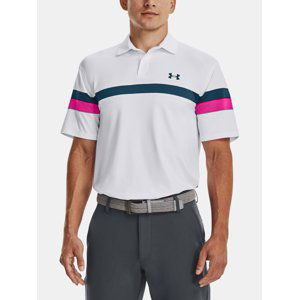 Under Armour T-Shirt UA T2G Color Block Polo-WHT - Men