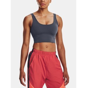 Under Armour Tank Top Meridian Fitted Crop Tank-GRY - Women
