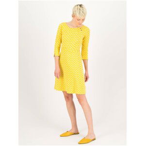 Yellow Women Patterned Dress Blutsgeschwister - Women