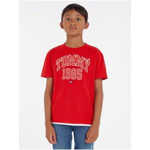 Red boys' T-shirt Tommy Hilfiger - Boys