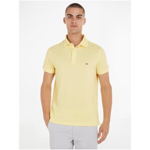 Yellow Mens Polo T-Shirt Tommy Hilfiger - Men