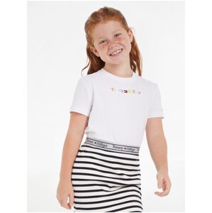 White Girls' T-Shirt Tommy Hilfiger - Girls