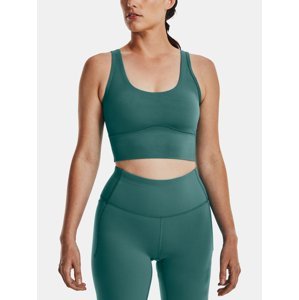 Under Armour Tank Top Meridian Fitted Crop Tank-GRN - Women