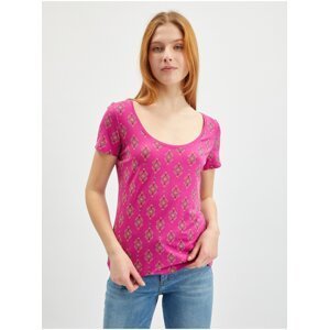 Orsay Dark pink Women Patterned T-Shirt - Women