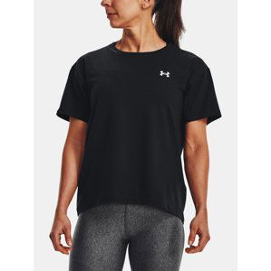 Under Armour T-Shirt UA Esential Cttn Stretch Tee-BLK - Women