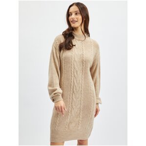 Orsay Beige Ladies Sweater Dress - Women