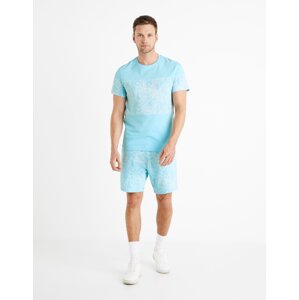 Celio Patterned T-Shirt Deplaced - Men