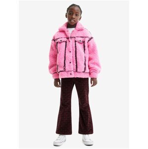 Pink girls' jacket Desigual Eris - Girls
