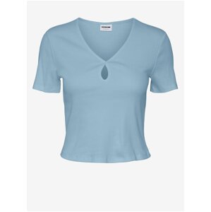 Blue Womens Basic T-Shirt Noisy May Maya - Women