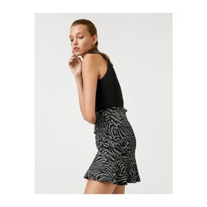 Koton Ruffle Mini Skirt