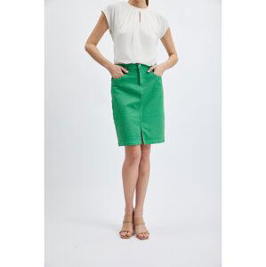 Orsay Green Women's Denim Skirt - Women