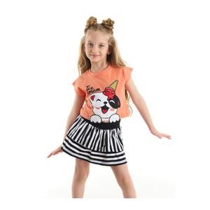 Denokids Upps Girls Kids T-shirt Skirt Set