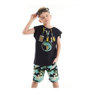 mshb&g Stage Boy T-shirt Camouflage Shorts Set