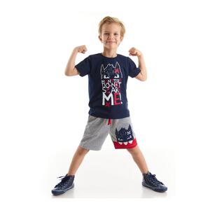 Denokids Fearless Boys T-shirt Shorts Set