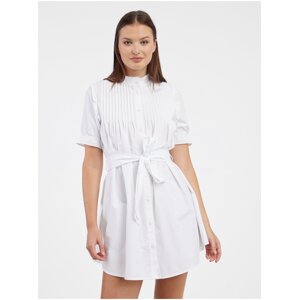 White Ladies Shirt Dress Noisy May Frig - Women