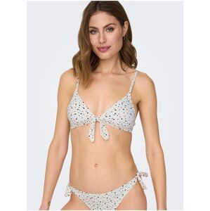 Cream Women's Polka Dot Swimwear Upper ONLY Nitan - Women