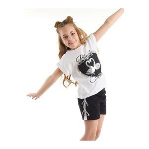 mshb&g Black Swan Girl T-shirt Shorts Set