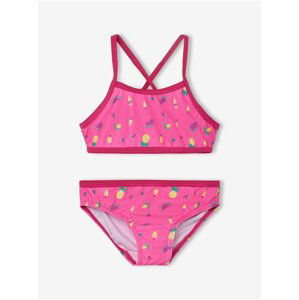 Pink Girly Patterned Swimwear Name It Ziza - Girls