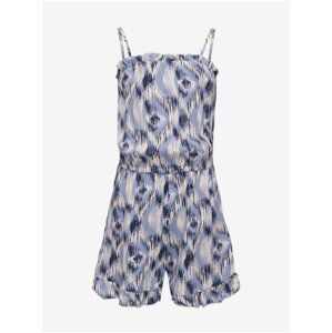 Blue Girly Patterned Overall ONLY Nova - Girls