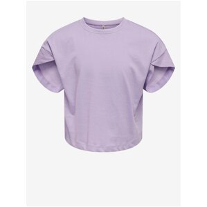 Light purple girly basic T-shirt ONLY Essa - Girls