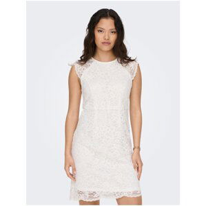 White Women's Lace Sheath Dress ONLY Arzina - Women