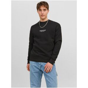 Black Mens Sweatshirt Jack & Jones Vester - Men