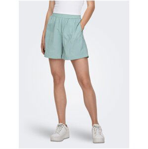 Light Green Womens Rustling Shorts ONLY Nellie - Women