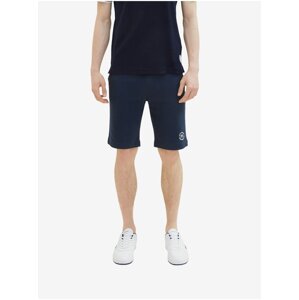 Dark blue mens tracksuit shorts Tom Tailor - Men