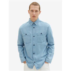 Light blue Mens Denim Outerwear Tom Tailor - Men